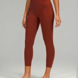 Lululemon Instill High-Rise Tight 25" size 4 EUC copper rust color